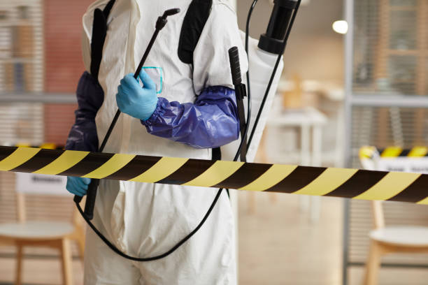 Professional Blood Cleanup technician working in Tilden, IL